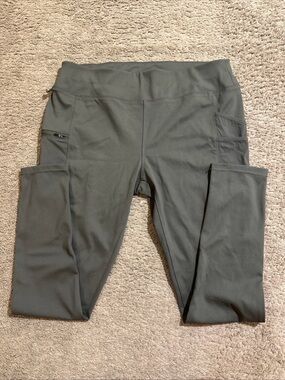 Carhartt Women Fitted Utility Leggings Pants Outdoor Hike Green Size XL Stretch